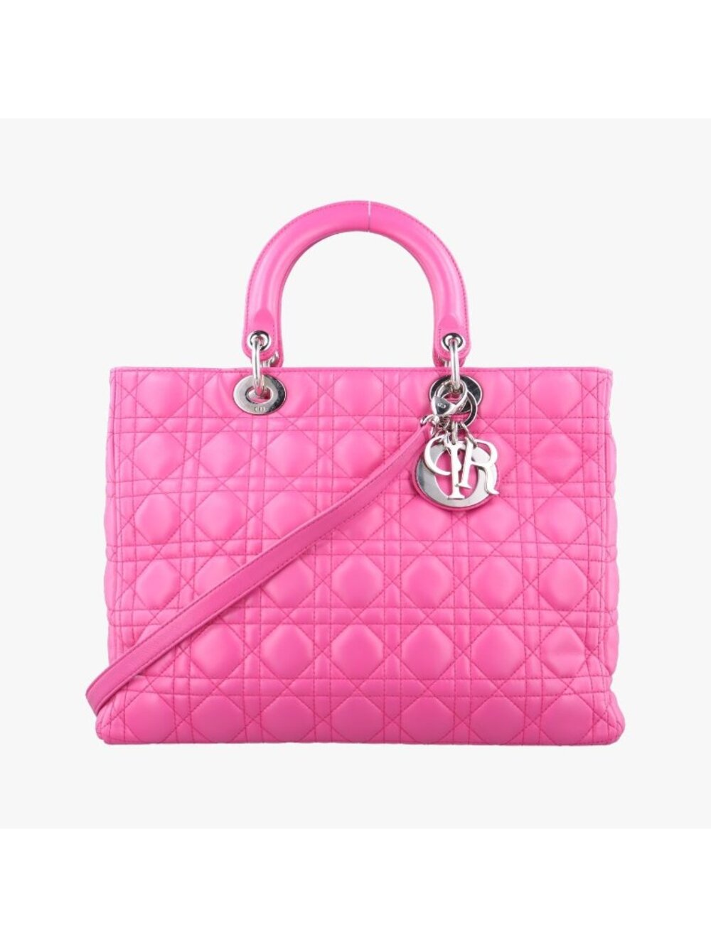 Dior Lady Pink Lambskin Handbag
